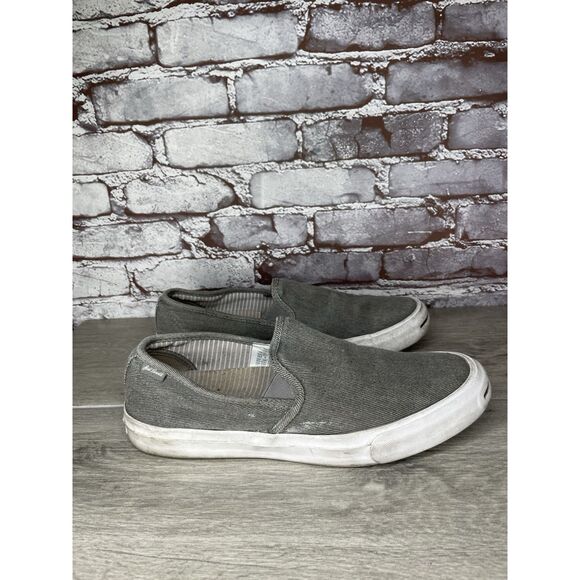 Converse Jack Purcell Gray Canvas Casual Slip On Shoes Men’s Sz 10.5M US/44.5EU - Picture 3 of 16